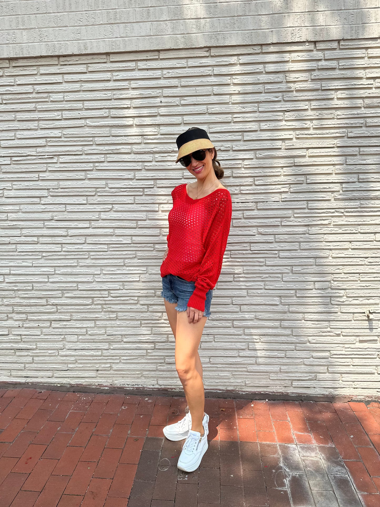 Red Summer Sweater
