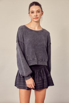 Semi-Crop Pullover